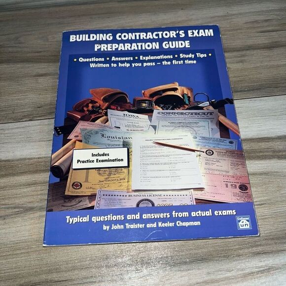 BUILDING CONTRACTOR'S EXAM PREPARATION GUIDE By John E. Traister & C. Keeler - Picture 1 of 6